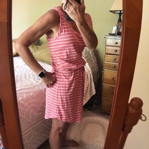 Gap Striped Tank Drawstring Dress